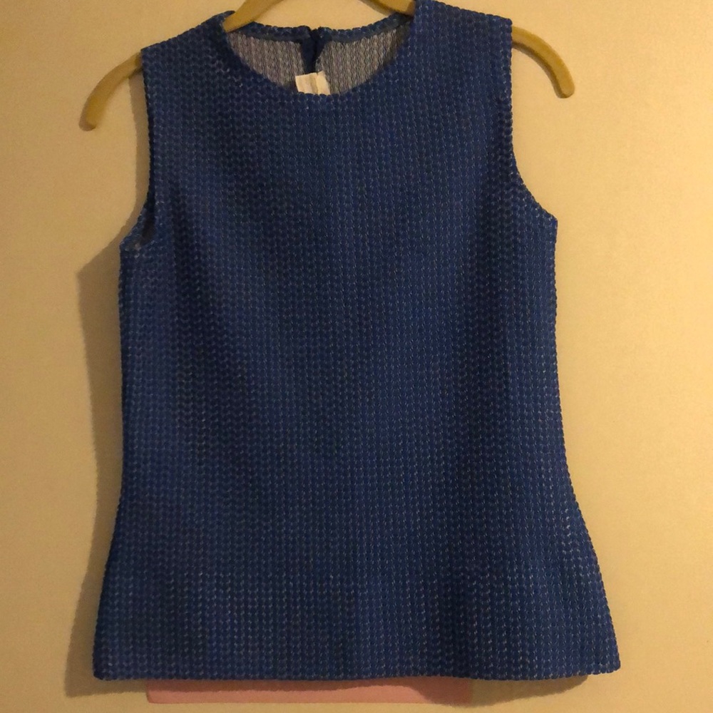 Cobalt blue sleeveless top size medium